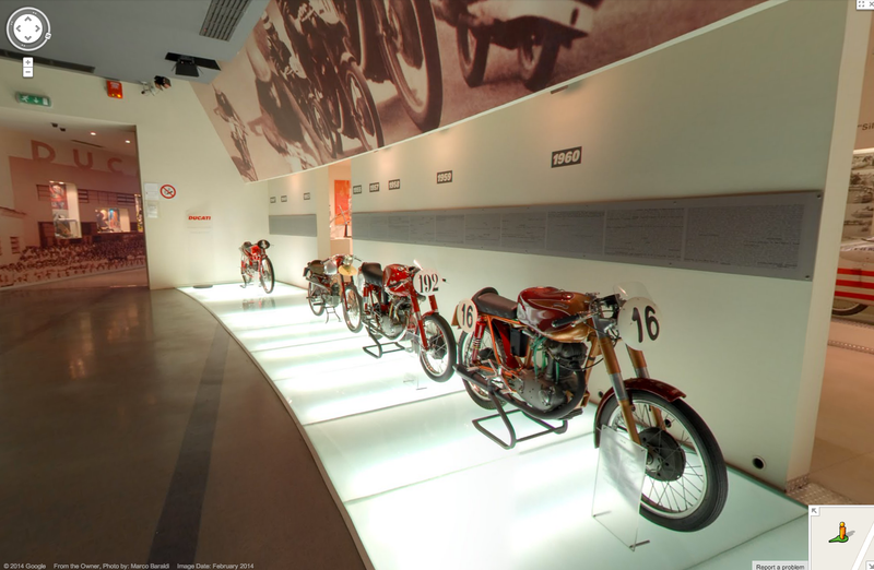 Illustration for article titled Visit The Ducati Museum On Google Street View